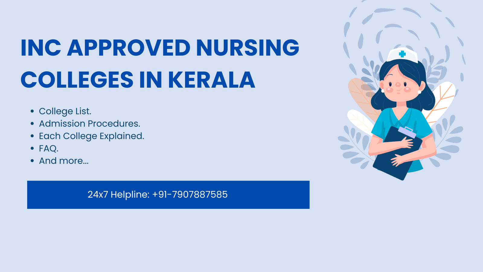 INC Approved Nursing Colleges in Kerala 2024 Latest List